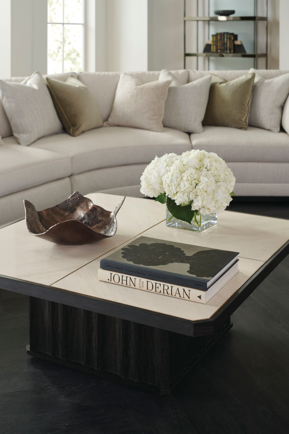 Modern Chenille Modular Sofa | Caracole Deep Retreat | Oroa.com