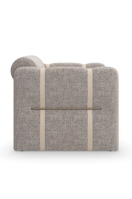 Taupe Lounge Armchair | Caracole Cigar Club | Oroa.com