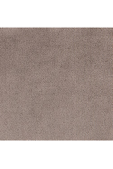 Taupe Velvet Curved Sofa | Caracole Clipper | Oroa.com