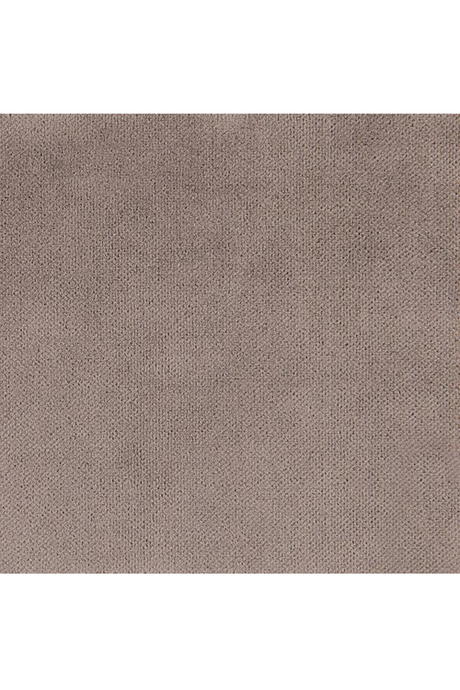 Taupe Velvet Curved Sofa | Caracole Clipper | Oroa.com