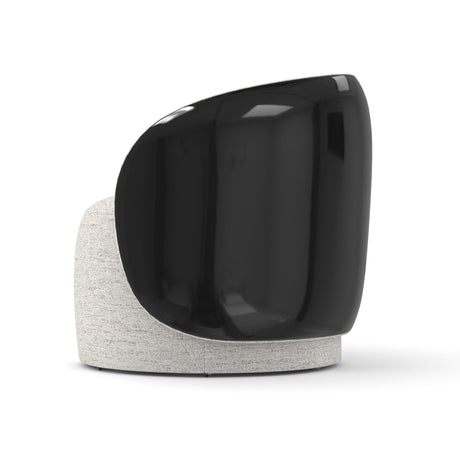 White Chenille Swivel Chair | Caracole Cuff