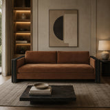 Brown Upholstered Sofa | Caracole Gelee