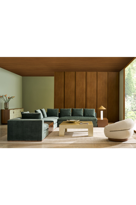 Black Upholstered Modular Sofa | Caracole Bello | Oroa.com