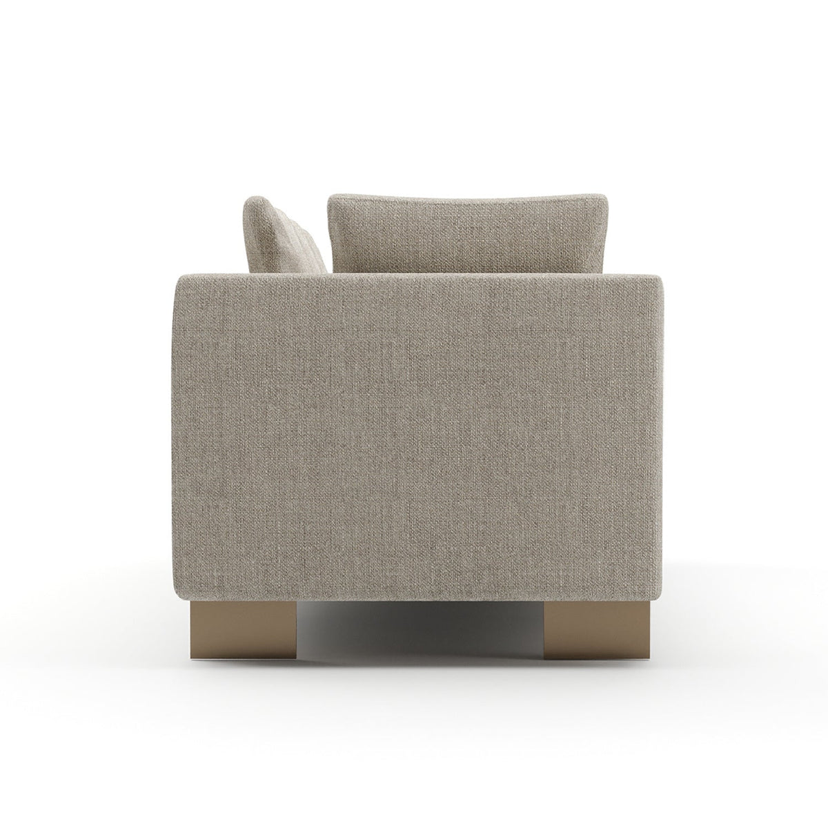 White Chenille Sofa  | Caracole Altura