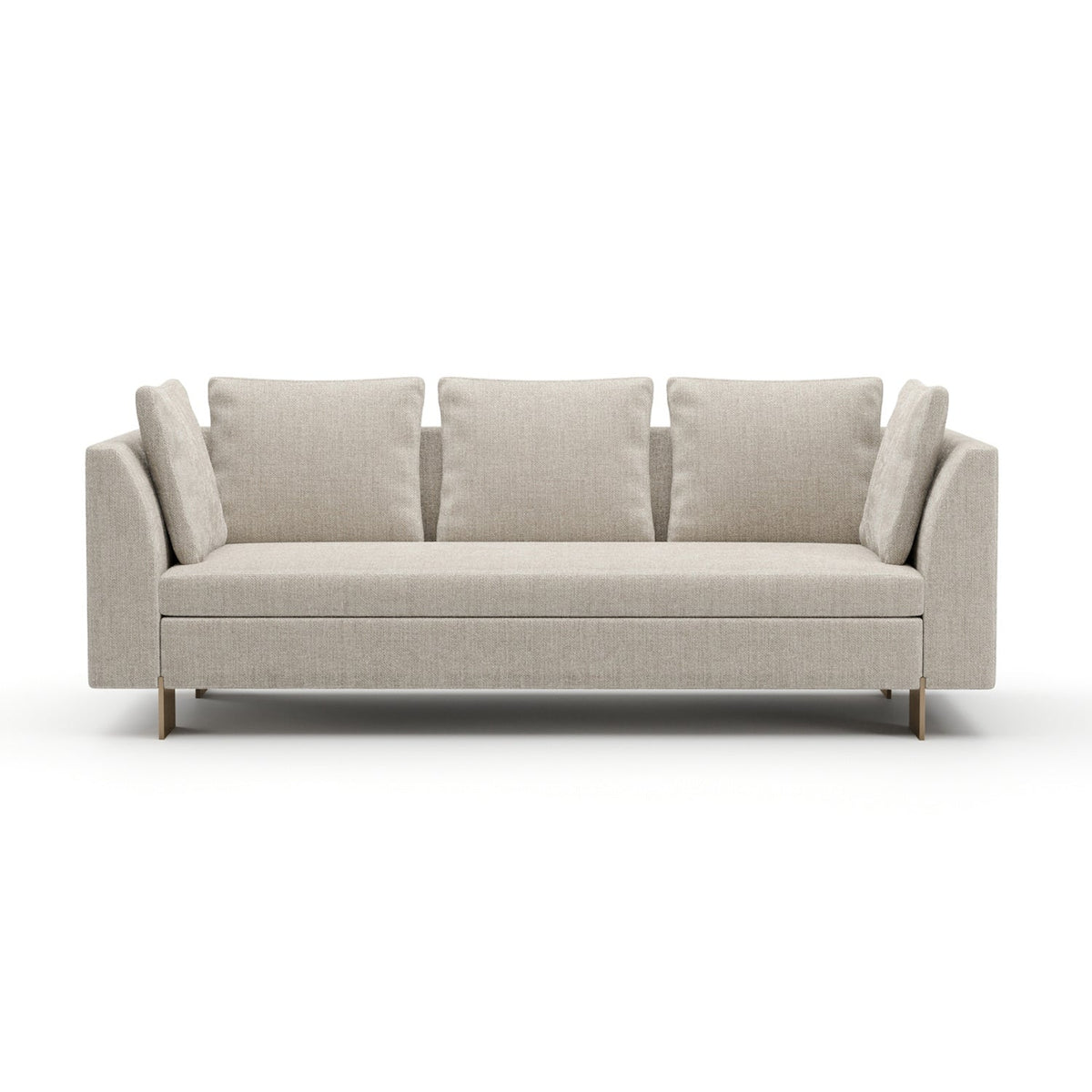 White Chenille Sofa  | Caracole Altura