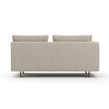 White Chenille Loveseat | Caracole Altura