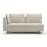White Chenille Loveseat | Caracole Altura