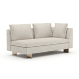 White Chenille Loveseat | Caracole Altura
