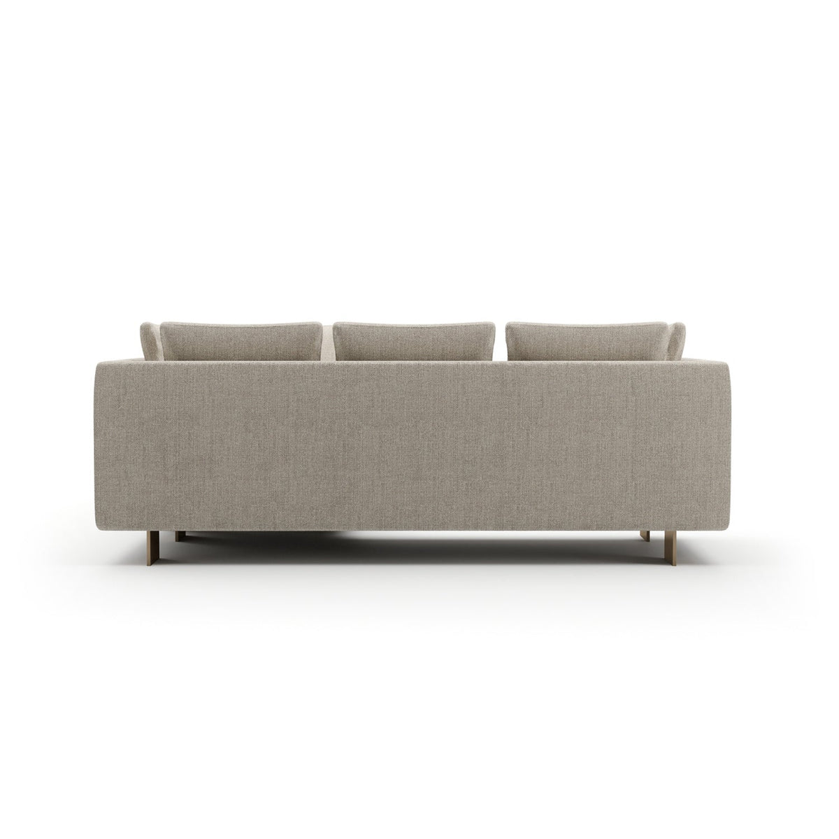 White Chenille Sectional Sofa S | Caracole Altura
