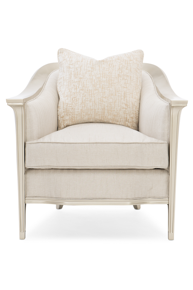 Velvet Modern Lounge Chair | Caracole Eaves Drop | Oroa.com