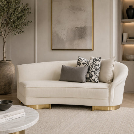 Curved Modern Sectional Sofa | Caracole Grand Opening