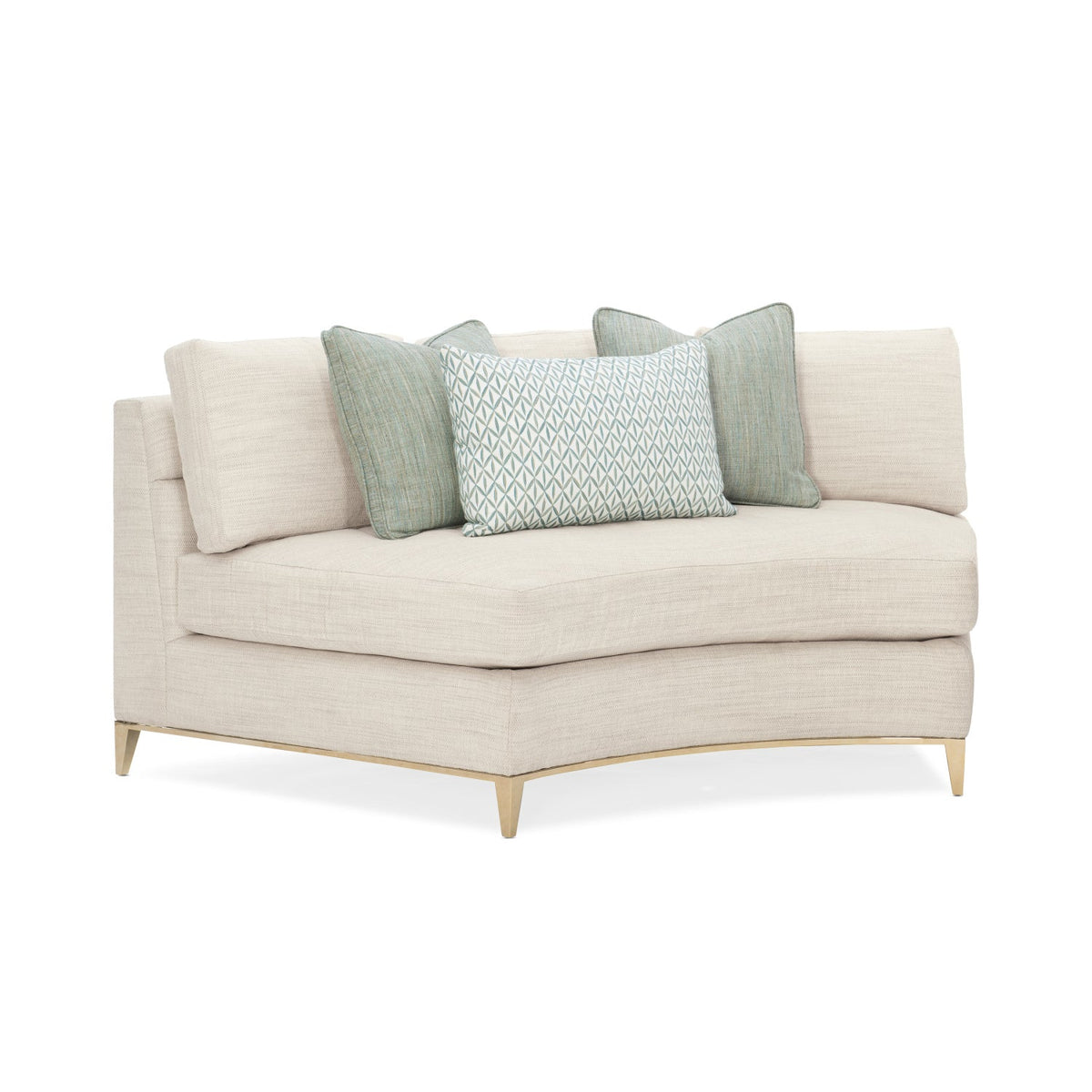 Wavy Quilted Sectional Sofa | Caracole Under Currents