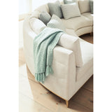 Wavy Quilted Sectional Sofa | Caracole Under Currents