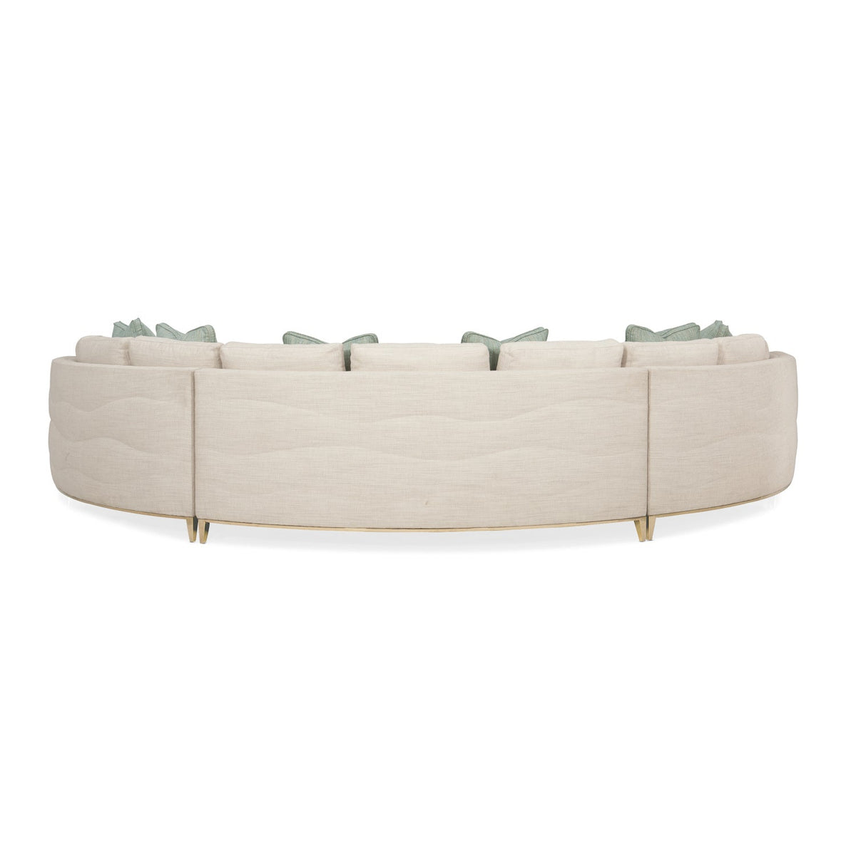 Wavy Quilted Sectional Sofa | Caracole Under Currents