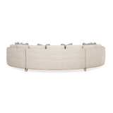 Wavy Quilted Sectional Sofa | Caracole Under Currents
