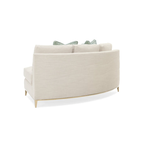 Wavy Quilted Sectional Sofa | Caracole Under Currents
