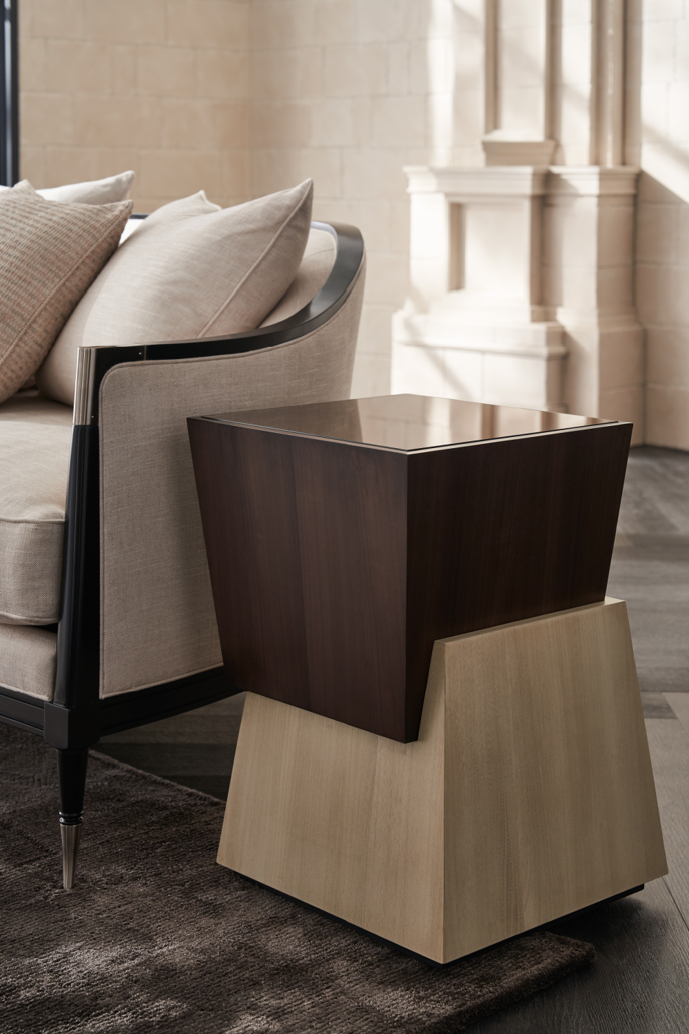 Ivory Linen Sofa | Caracole Splash Of Flash