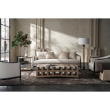 White Linen Lounge Linen | Caracole Splash of Flash