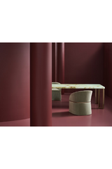 Curved Back Accent Chair | Caracole Dune | Oroa.com