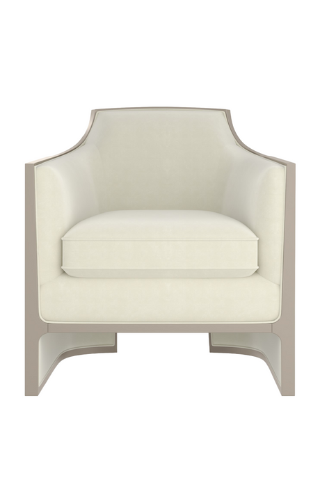 Velvet Upholstered Lounge Chair | Caracole The Cat's Meow | Oroa.com