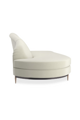 White Velvet Sectional Sofa | Caracole Three's Company | Oroa.com