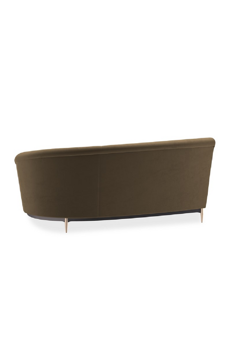 Brown Velvet Sectional Sofa | Caracole Three's Company | Oroa.com