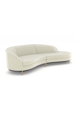 Curved 2-Piece Sectional Sofa | Caracole Three'S Company | Oroa.com