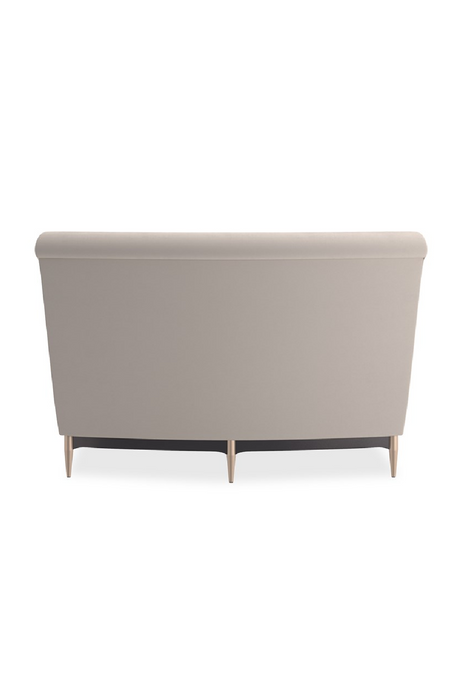 Beige Velvet Sectional Sofa | Caracole Three's Company | Oroa.com
