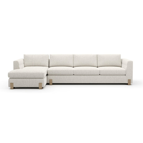 Beige Woven Chaise Lounge L | Caracole Counter Balance