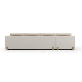 Beige Woven Chaise Lounge L | Caracole Counter Balance
