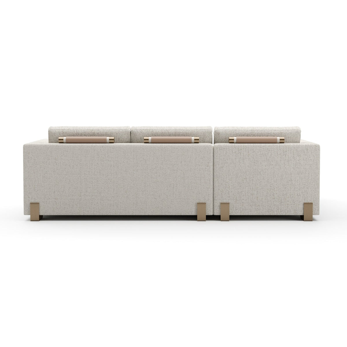 Beige Woven Chaise Lounge S | Caracole Counter Balance