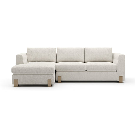 Beige Woven Chaise Lounge S | Caracole Counter Balance