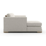 Beige Woven Chaise Lounge S | Caracole Counter Balance