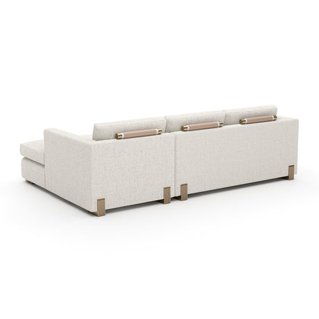 Beige Woven Chaise Lounge S | Caracole Counter Balance