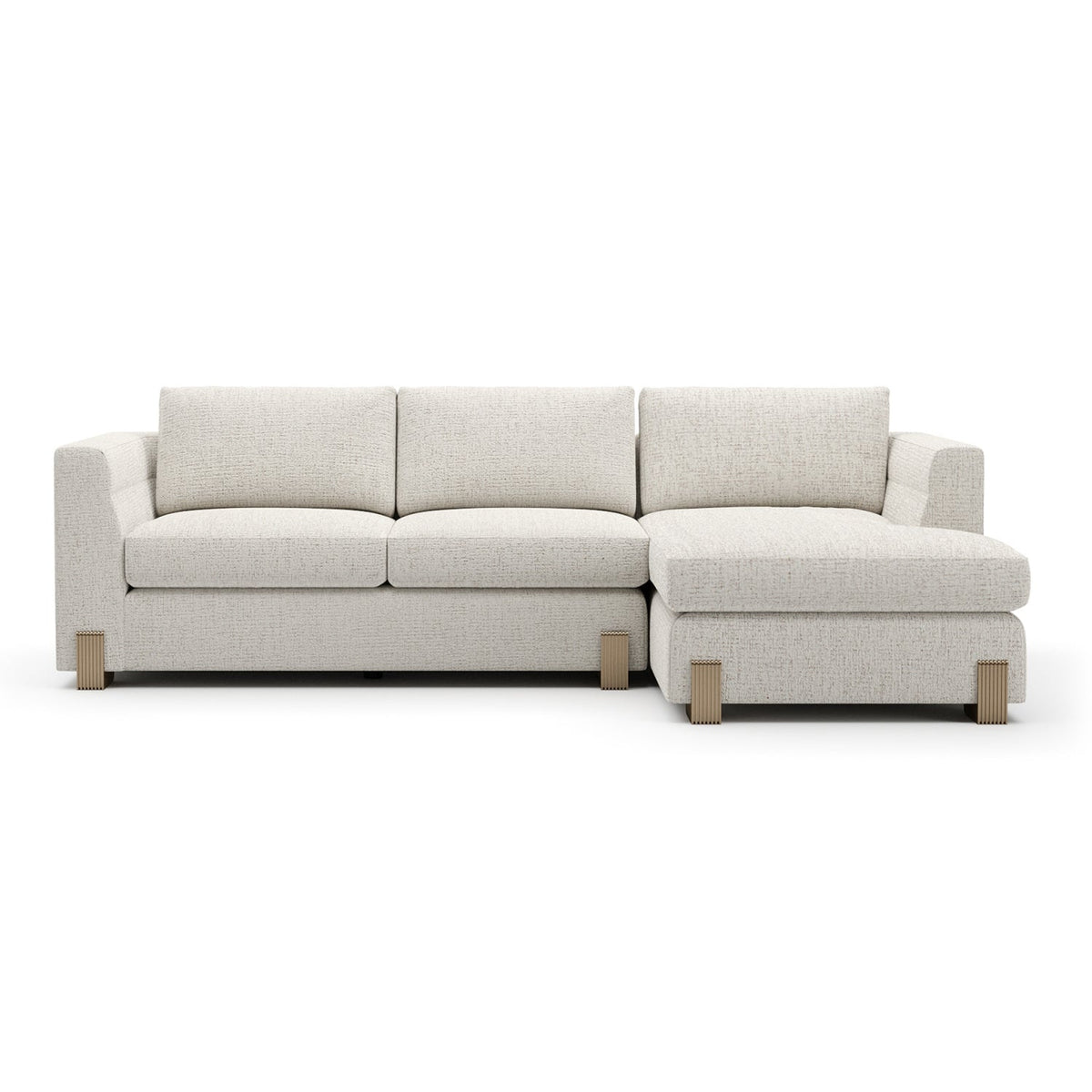 Beige Woven Chaise Lounge S | Caracole Counter Balance