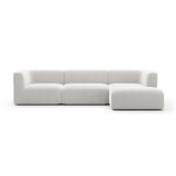 Ribbed Linen Sectional Sofa | Caracole Rhythm