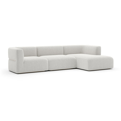 Ribbed Linen Sectional Sofa | Caracole Rhythm