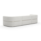 Ribbed Linen Sectional Sofa | Caracole Rhythm