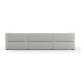 Ribbed Linen Sectional Sofa | Caracole Rhythm