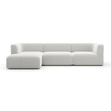 Ribbed Linen Sectional Sofa | Caracole Rhythm