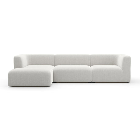 Ribbed Linen Sectional Sofa | Caracole Rhythm