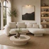 Linen Right Chaise Sectional Sofa S | Caracole Overlap