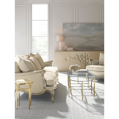 White French-Inspired Lounge Chair | Caracole Savoir Faire