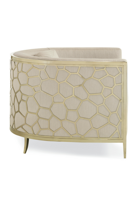 Off-White Linen Accent Chair | Caracole Ice Breaker | Oroa.com