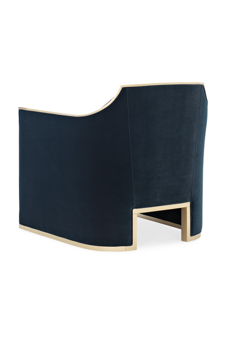 Blue Velvet Lounge Chair | Caracole The Cat's Meow | Oroa.com