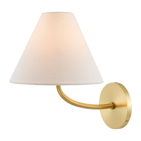 Modern European furniture - White Empire Linen Wall Lamp - www.oroa.com