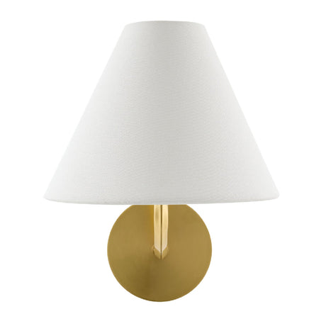 Modern European furniture - White Empire Linen Wall Lamp - www.oroa.com