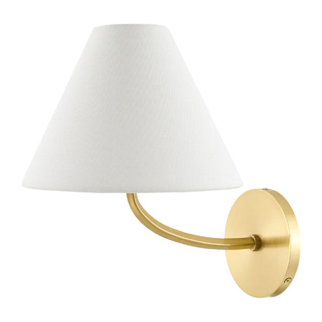 Modern European furniture - White Empire Linen Wall Lamp - www.oroa.com