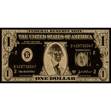 Gold Dollar Money-Themed Wall Art art print by Cobra Art