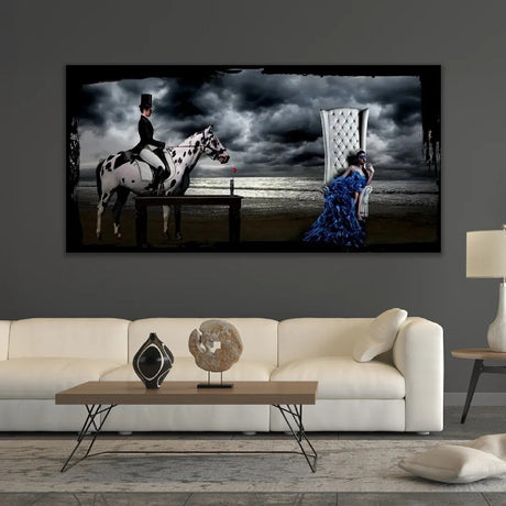 May I Introduce Myself Horseman's Gaze photographic art print by Cobra Art, alternate view 2